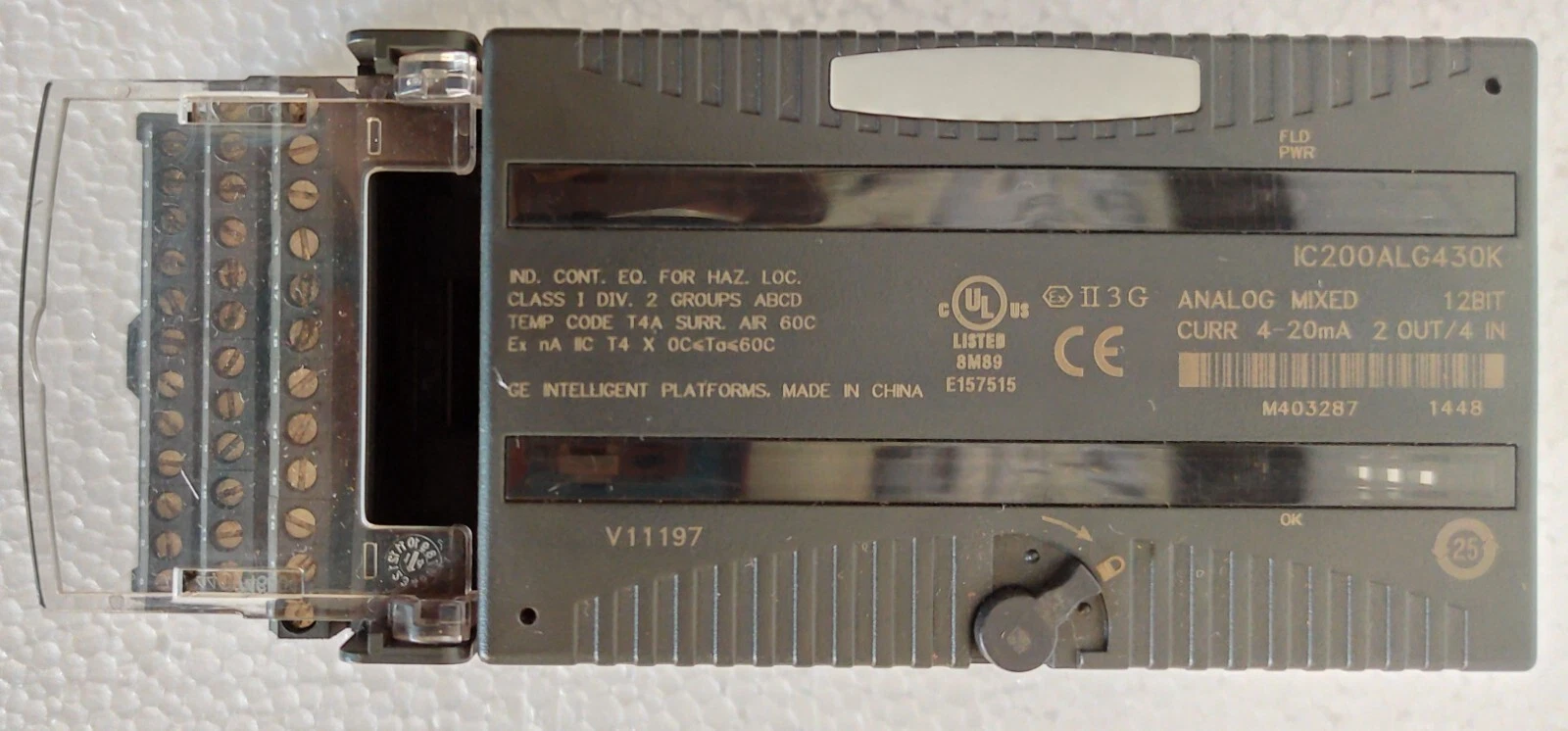 GE FANUC IC200ALG430K Analog Mixed Module